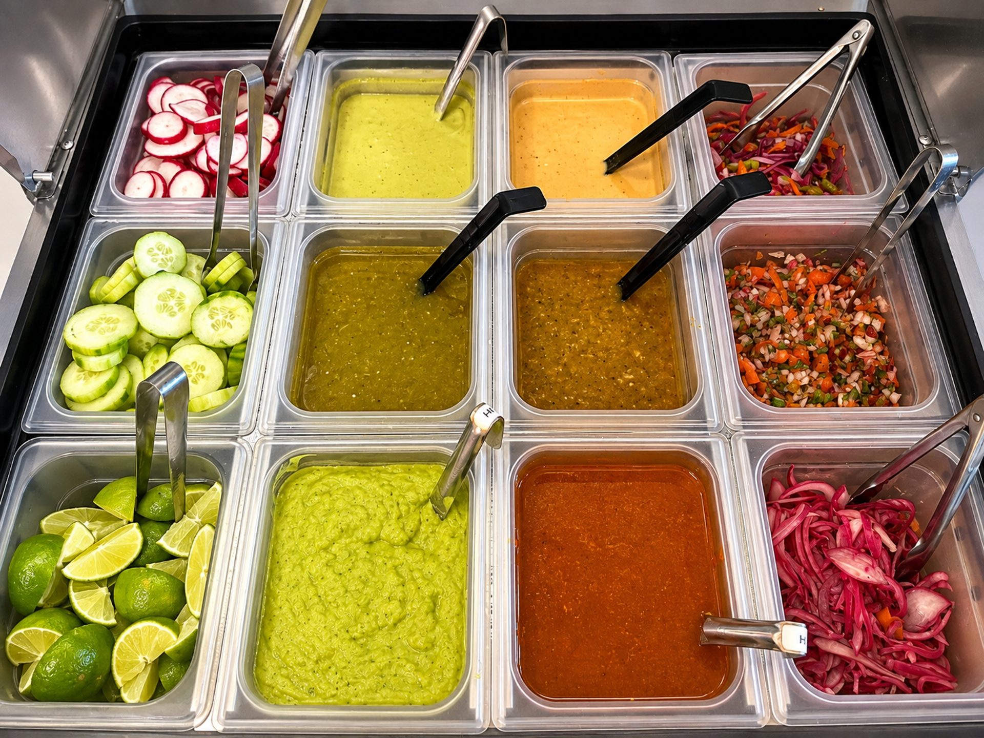 The salsa bar is all yours